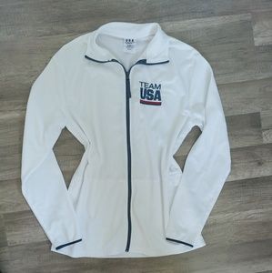 Team USA light zip up, size medium